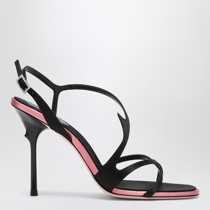 ROGER VIVIER satin heeled sandals
