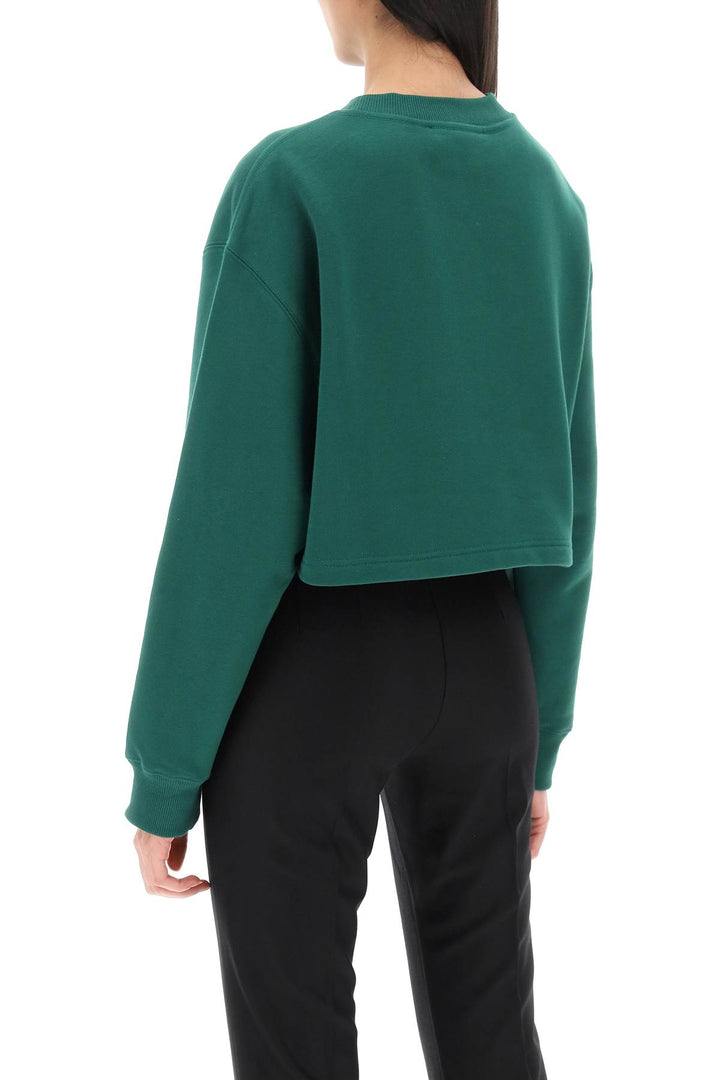 Lanvin cropped logo sweatshirt