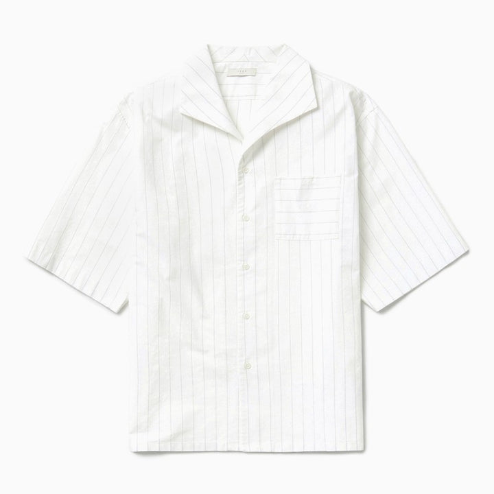 1989 STUDIO striped Bowling shirt