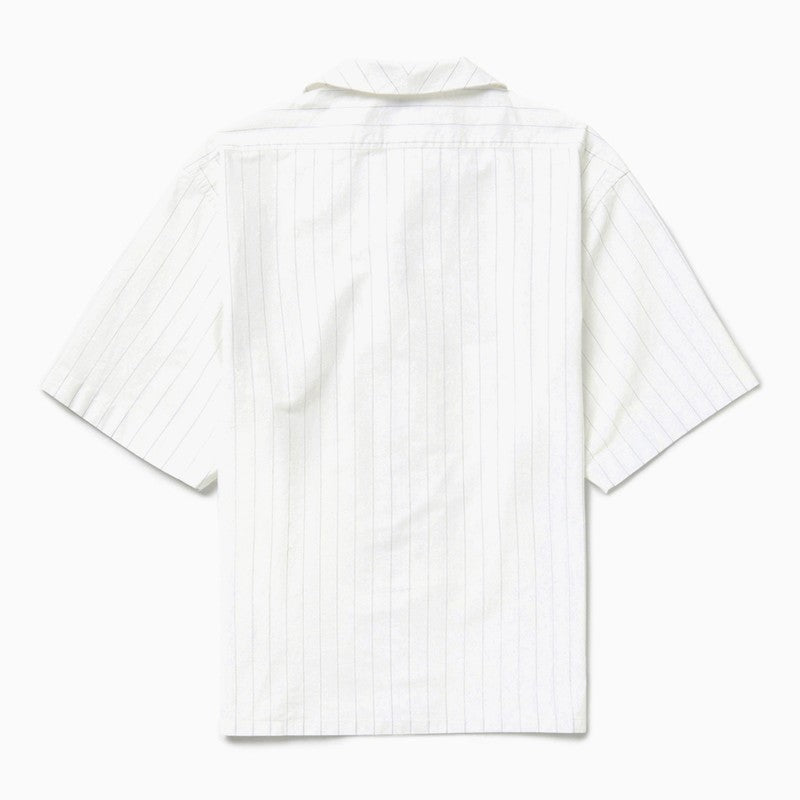 1989 STUDIO striped Bowling shirt