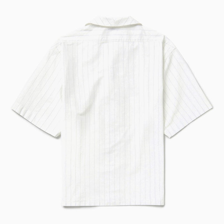 1989 STUDIO striped Bowling shirt