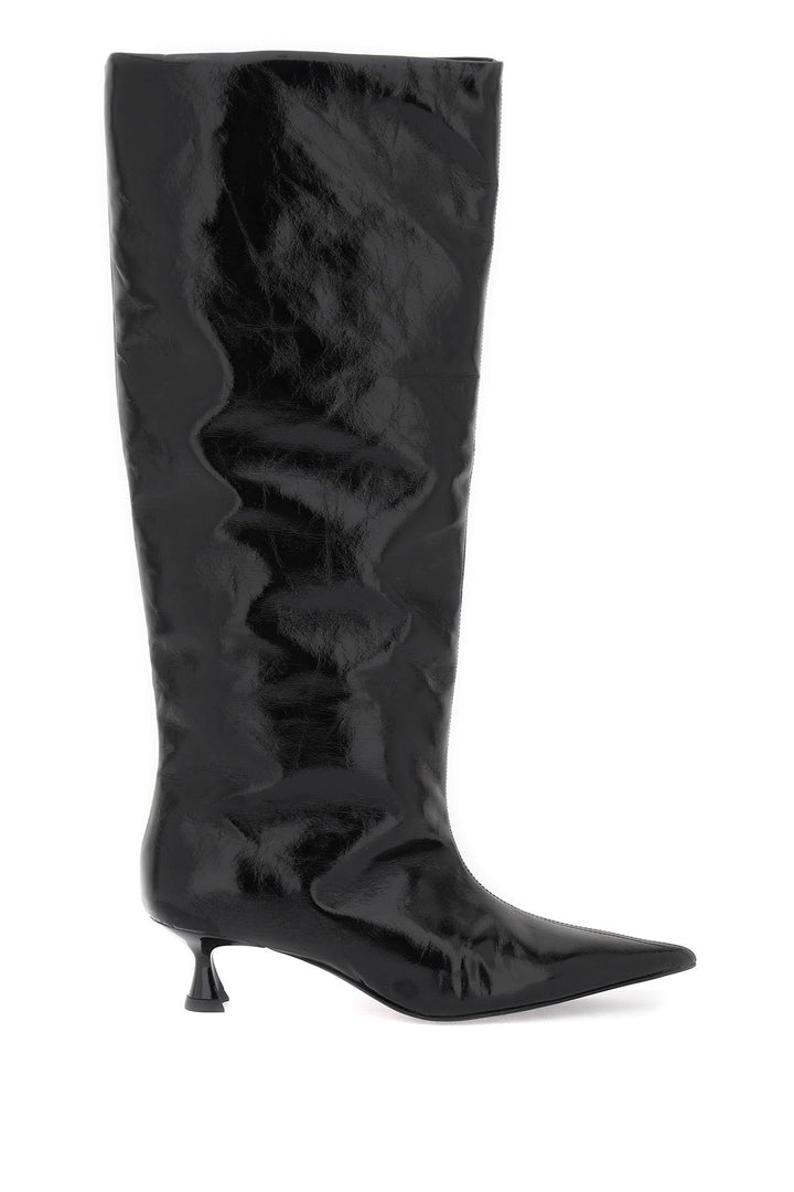 Ganni soft slouchy high boots