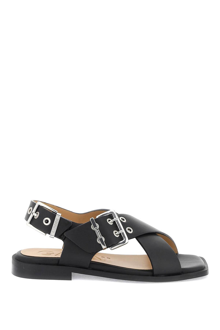 Ganni buckle sandals