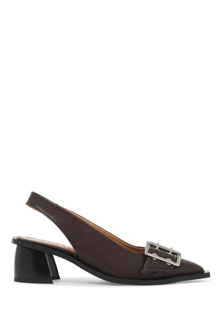 Ganni slingback pumps