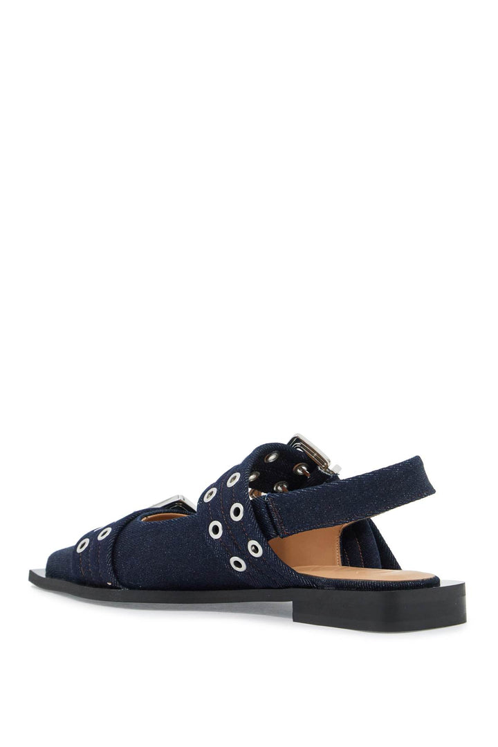 Ganni Buckle slingback flats