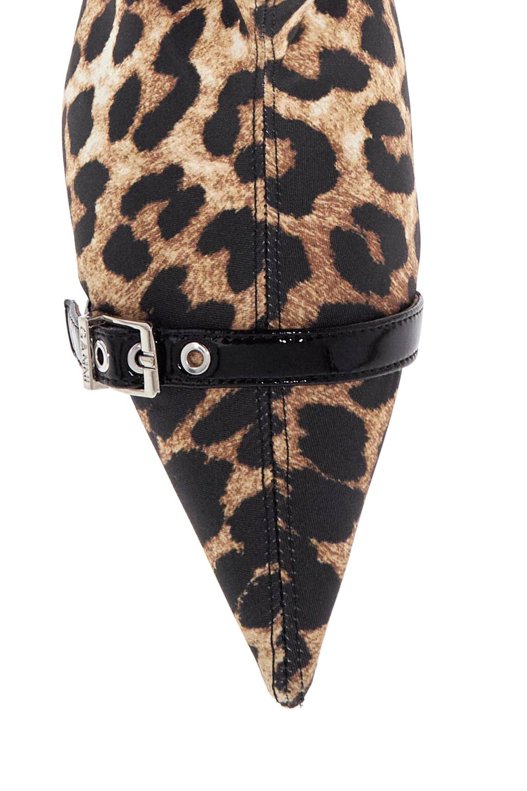 Ganni animal print boots