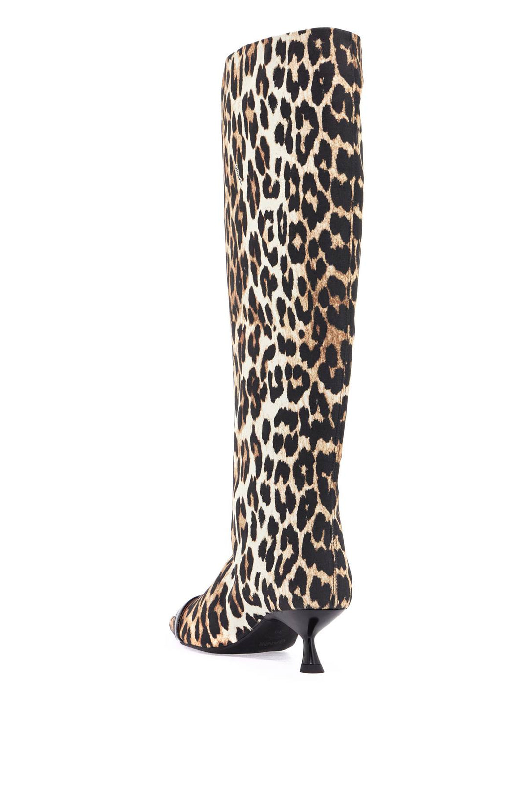 Ganni animal print boots