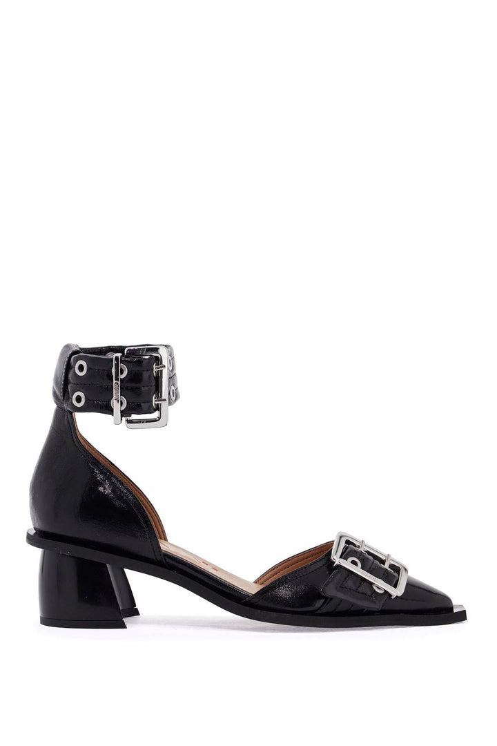 Ganni strap pumps with buckle