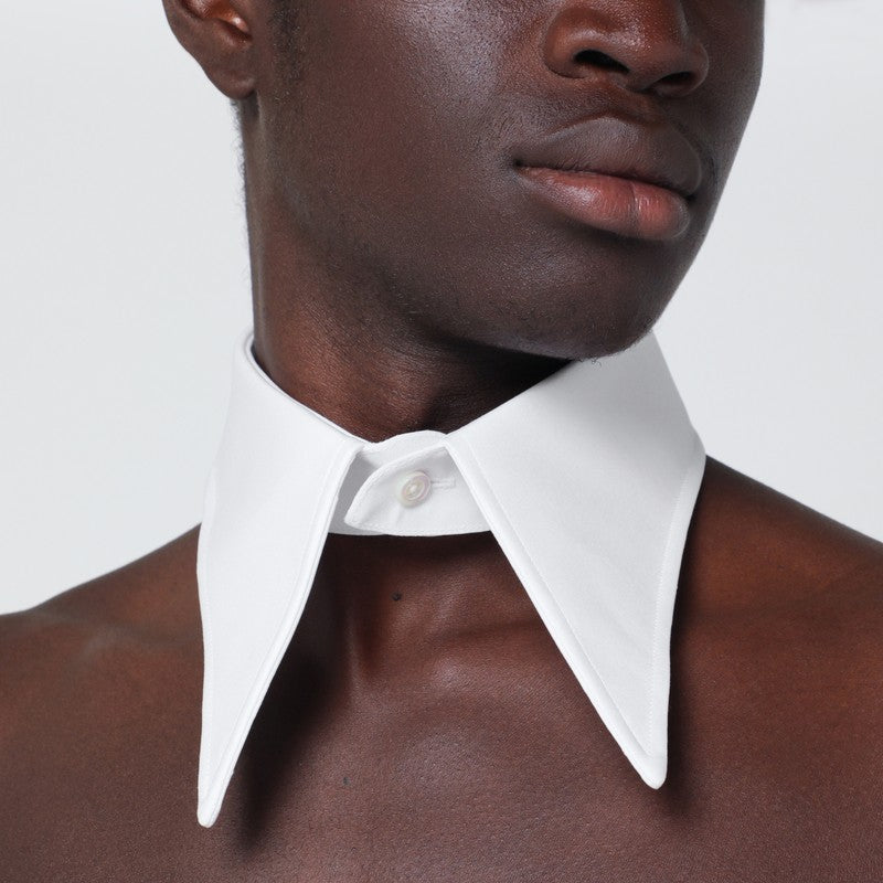 Maison Margiela cotton pointed collar