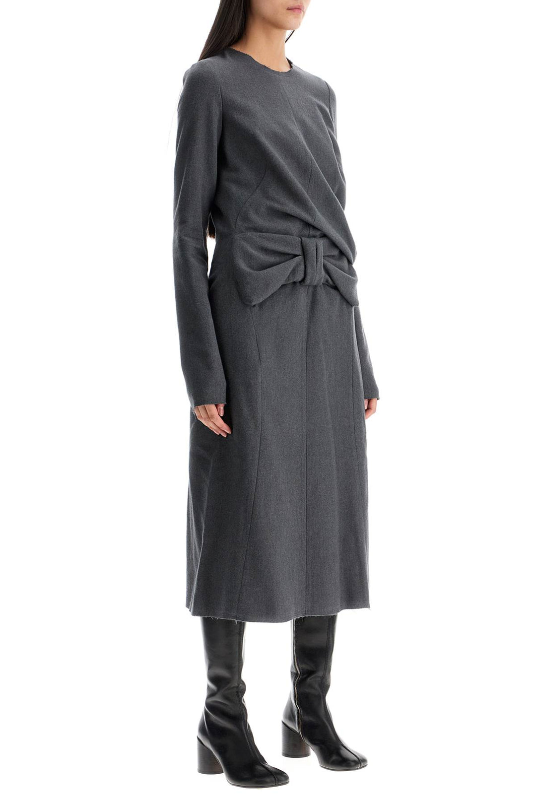 Maison Margiela midi dress with oversized bow