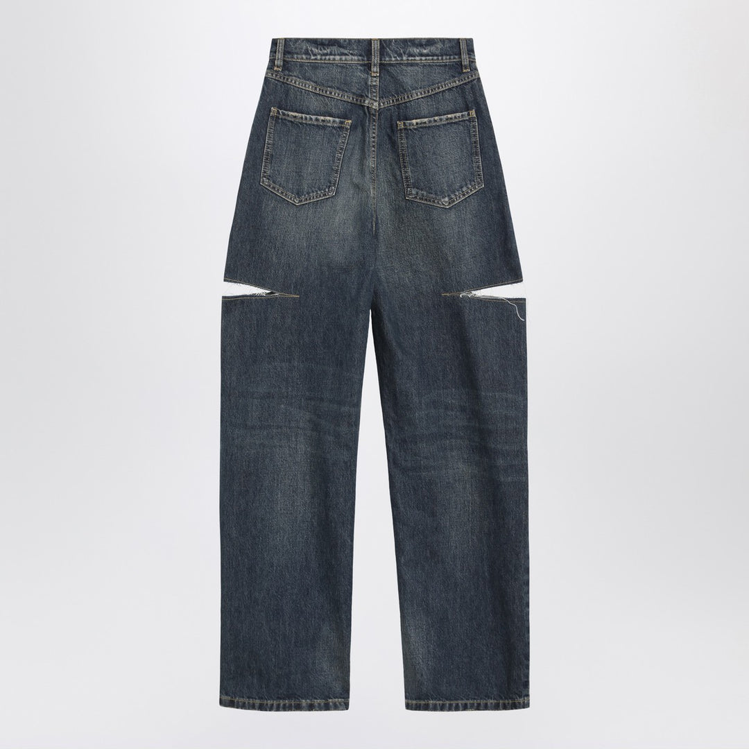 Maison Margiela ripped washed jeans