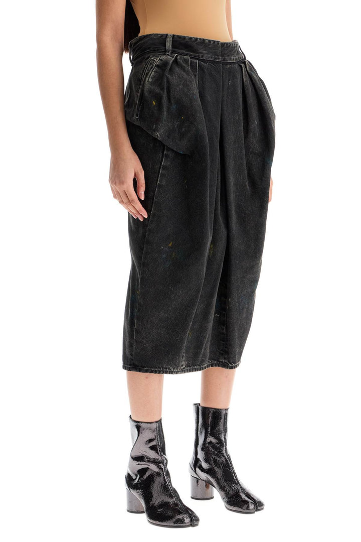 Maison Margiela denim skirt with pleats