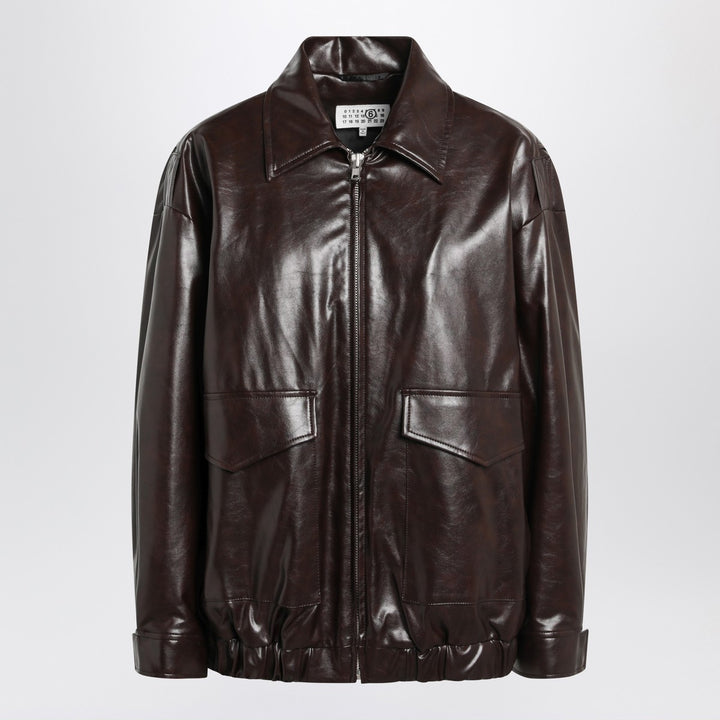 MM6 Maison Margiela faux leather jacket