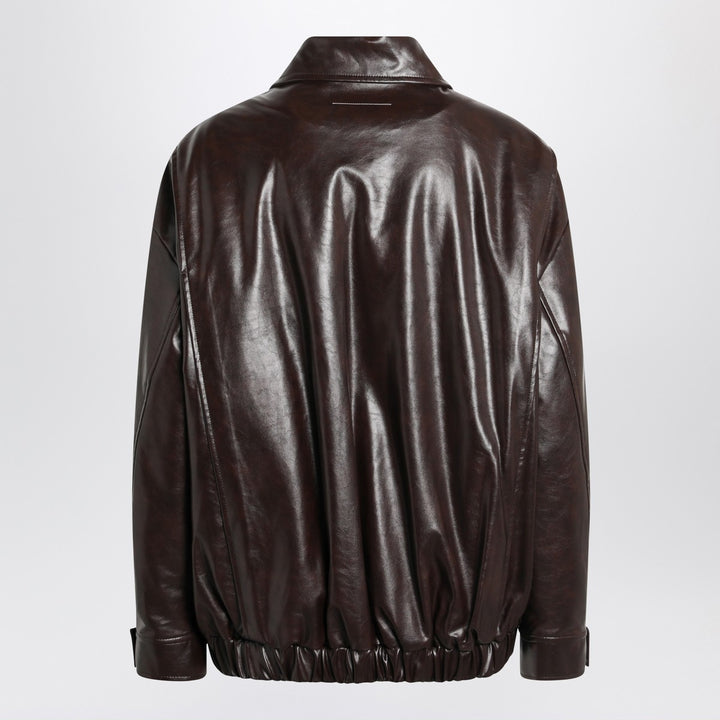 MM6 Maison Margiela faux leather jacket