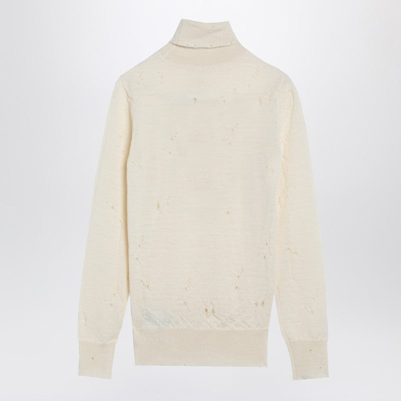 MM6 Maison Margiela Distressed turtleneck
