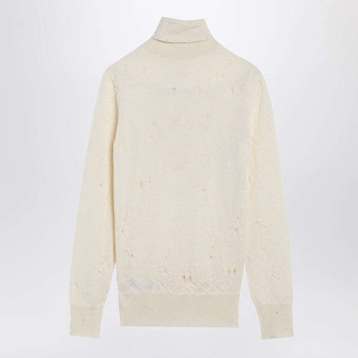 MM6 Maison Margiela Distressed turtleneck