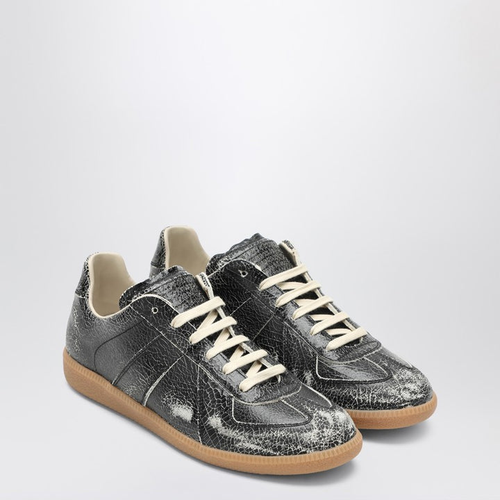 Maison Margiela cracked leather Replica sneakers