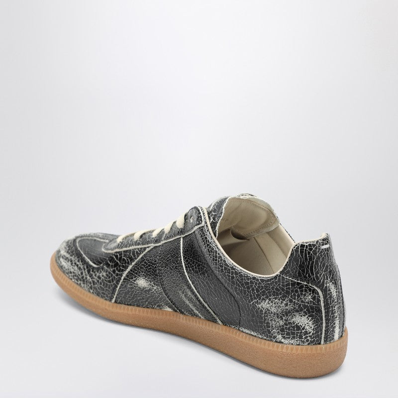Maison Margiela cracked leather Replica sneakers