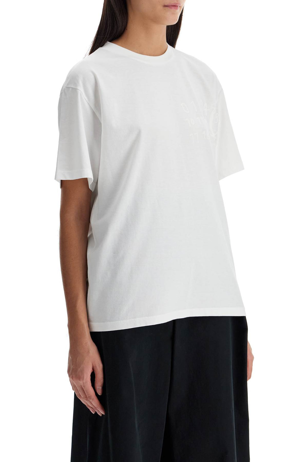 MM6 Maison Margiela numeric logo t-shirt