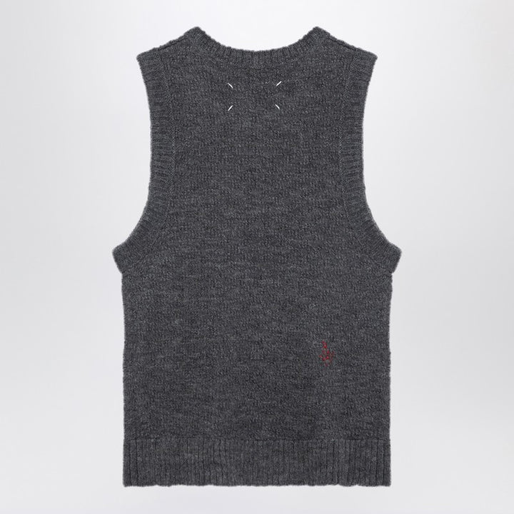 Maison Margiela knitted sleeveless top
