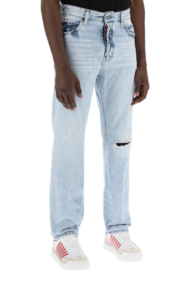 Dsquared2 light wash palm beach jeans