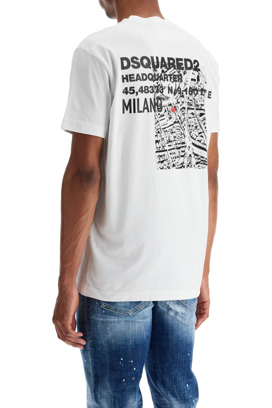 Dsquared2 cotton t-shirt with embroidered logo