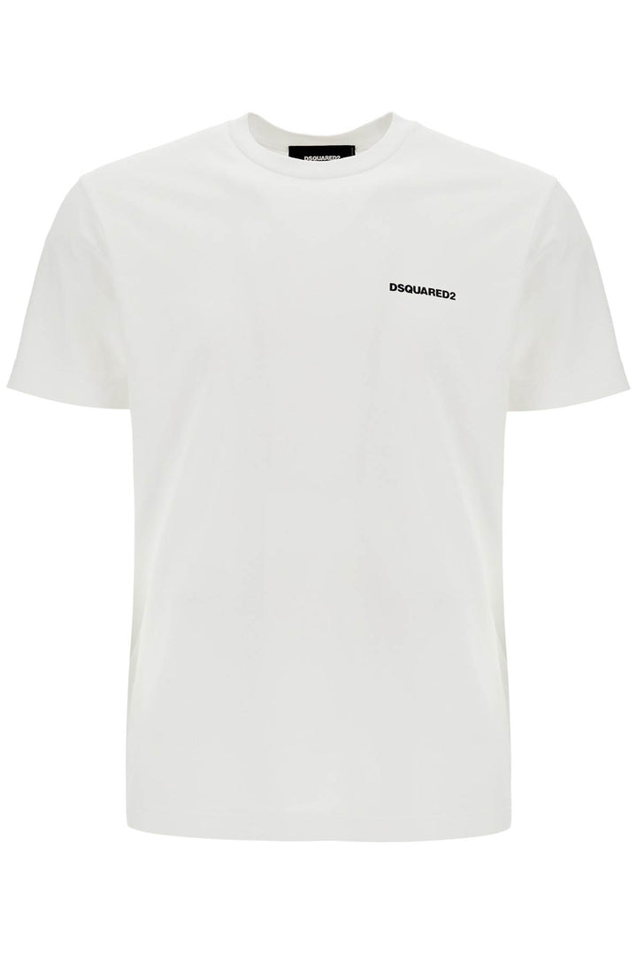 Dsquared2 cotton t-shirt with embroidered logo