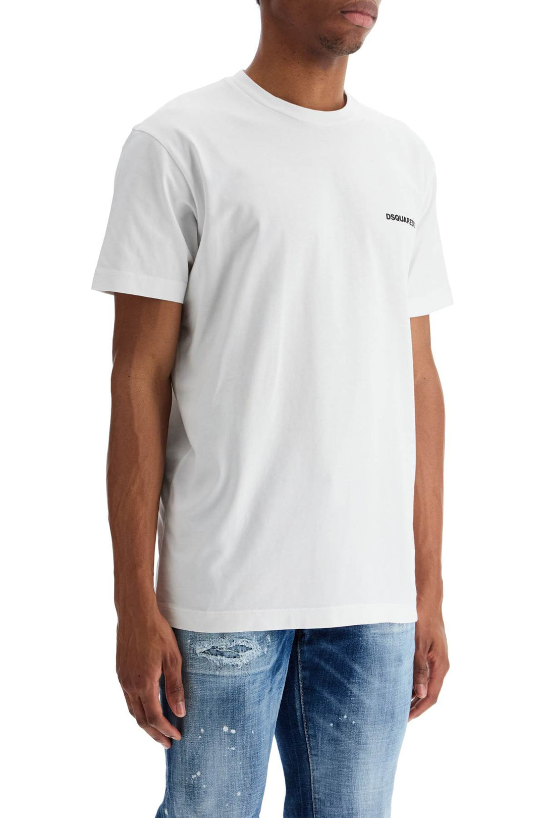 Dsquared2 cotton t-shirt with embroidered logo