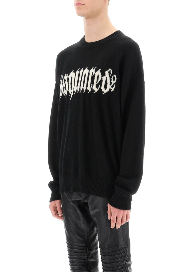 Dsquared2 gothic logo sweater