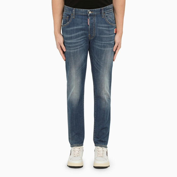 Dsquared2 washed denim jeans