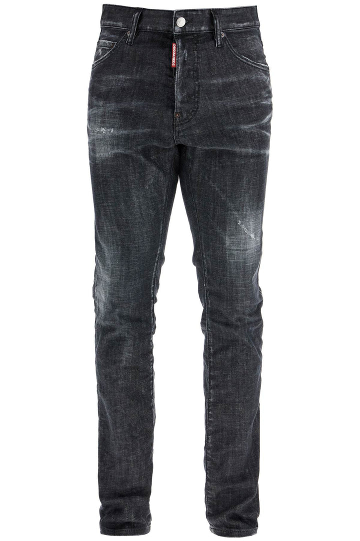 Dsquared2 cotton jeans with faded effect