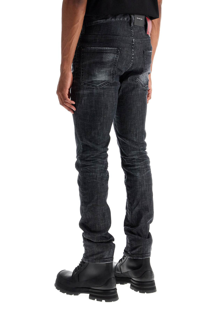 Dsquared2 cotton jeans with faded effect