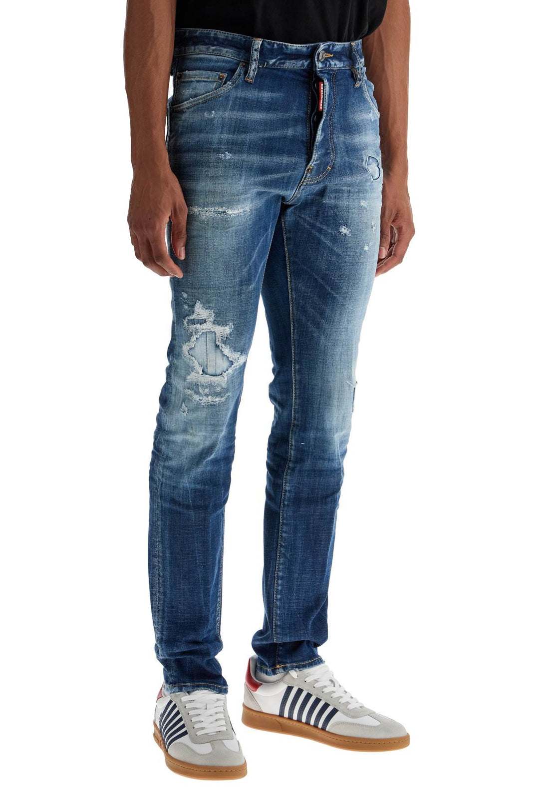 Dsquared2 jeans in cotton vintage effect