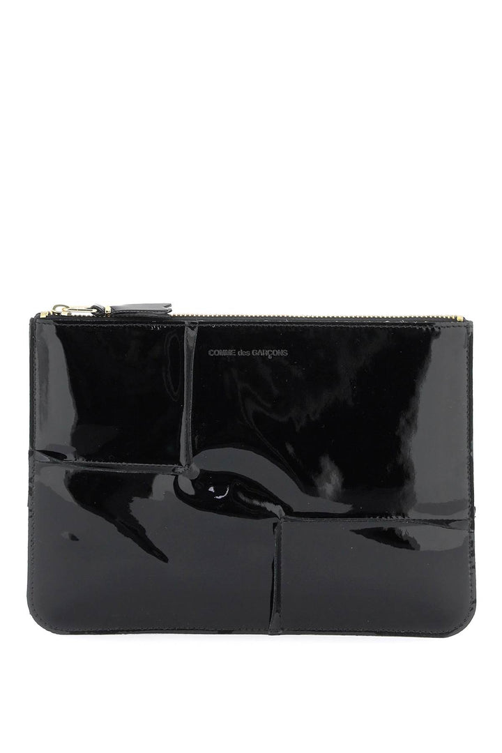 Comme Des Garcons Wallet glossy patent leather