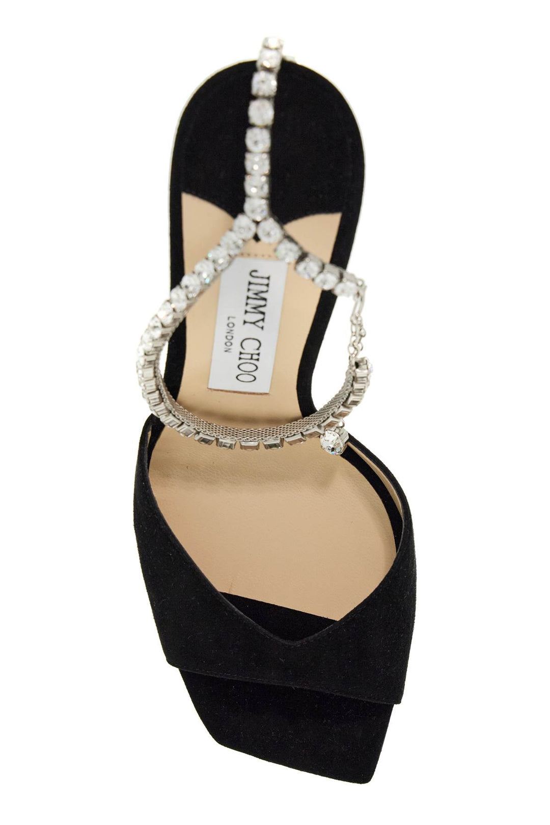 Jimmy Choo saeda 100 suede leather sandals