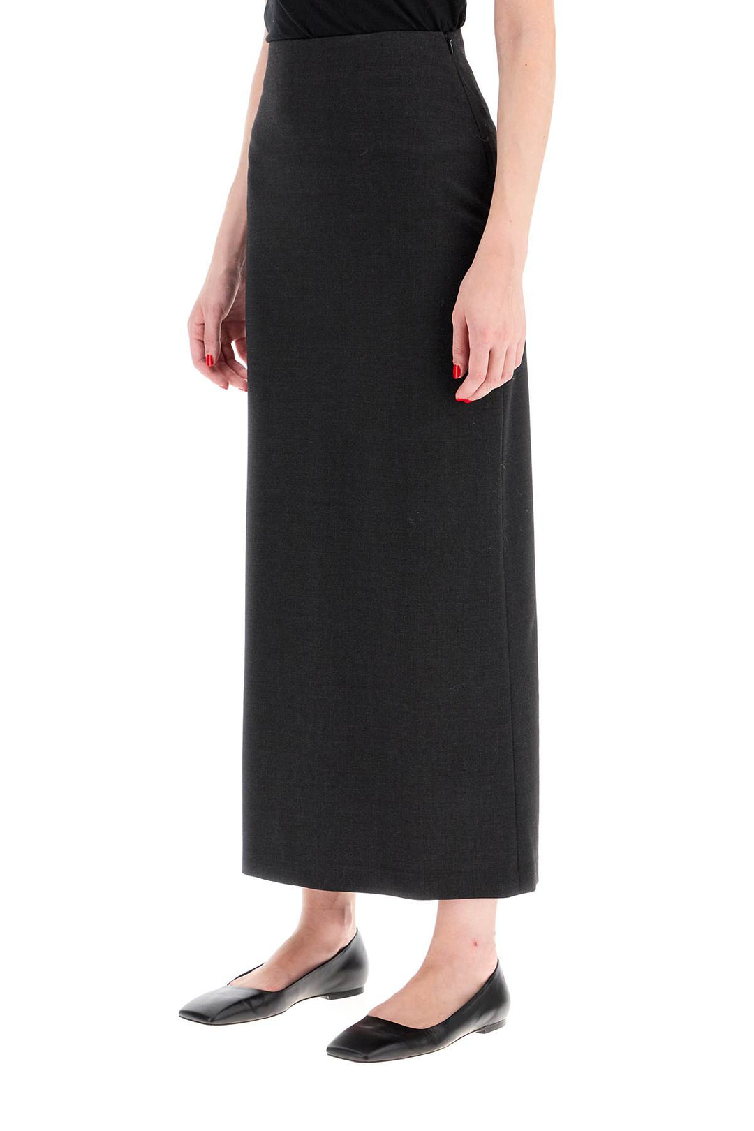 Loulou Studio stretch wool skirt