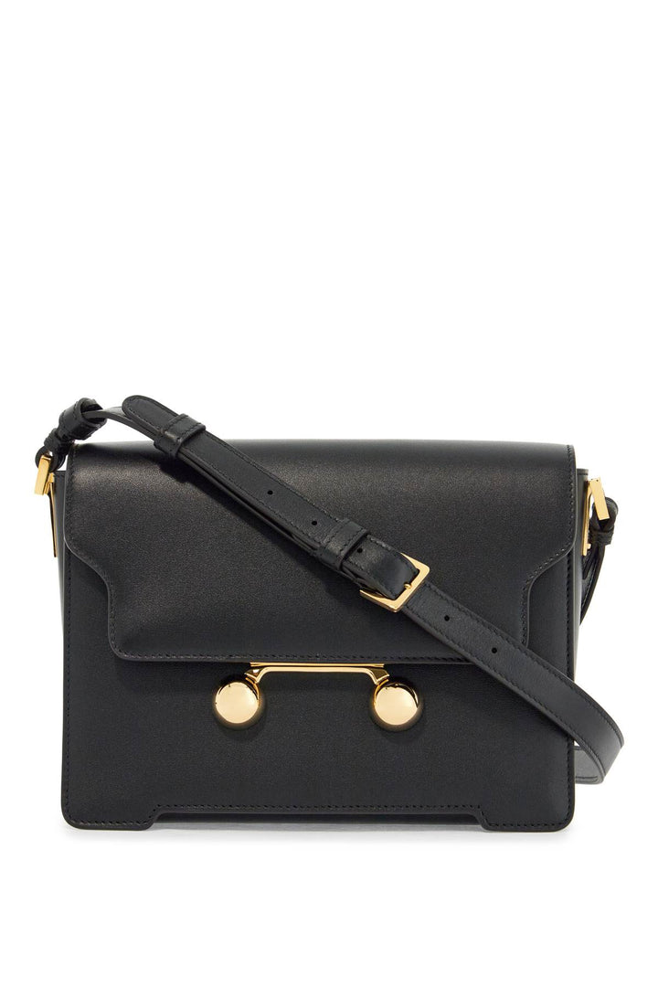 Marni black calfskin shopping bag