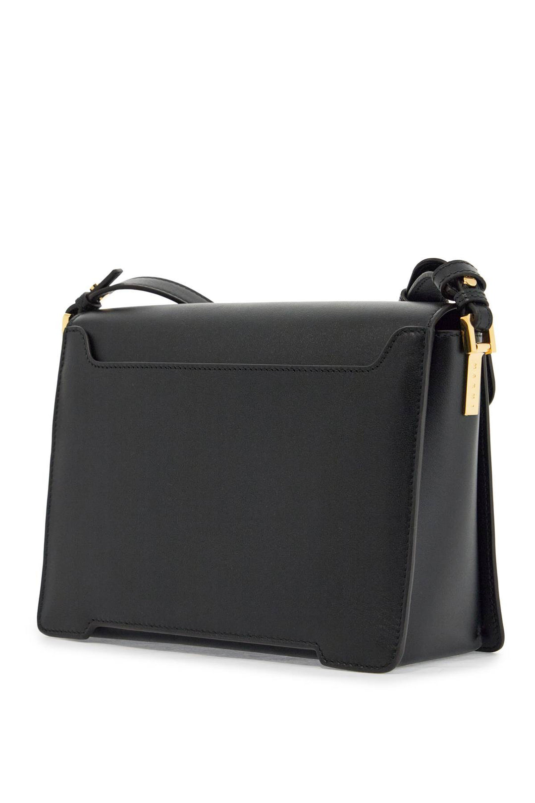 Marni black calfskin shopping bag