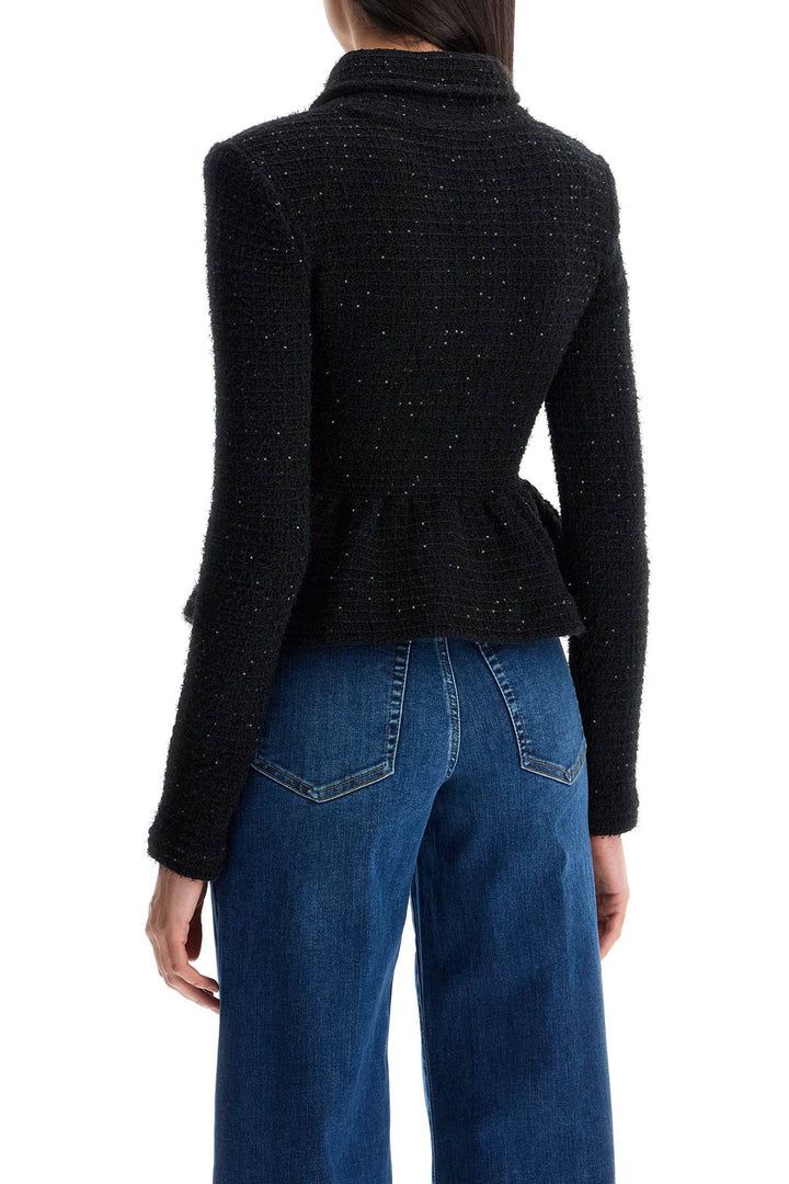 Self Portrait knit peplum jacket