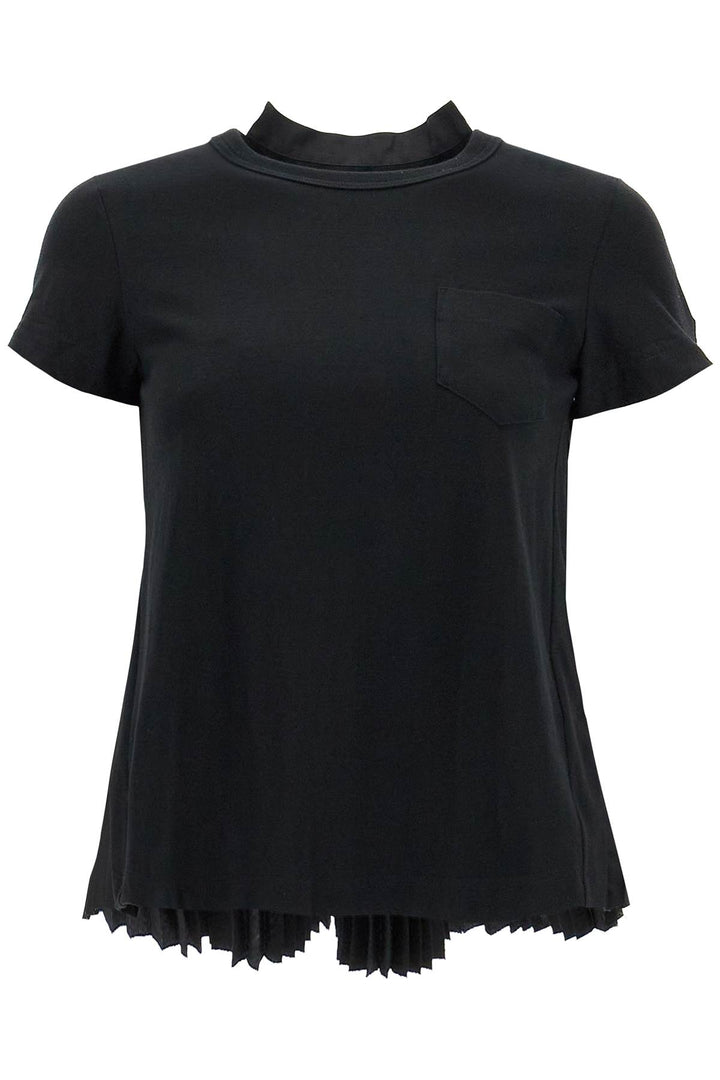 Sacai pleated back t-shirt