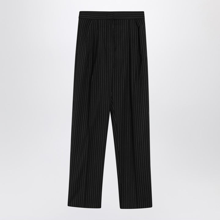Max Mara pinstriped wool trousers