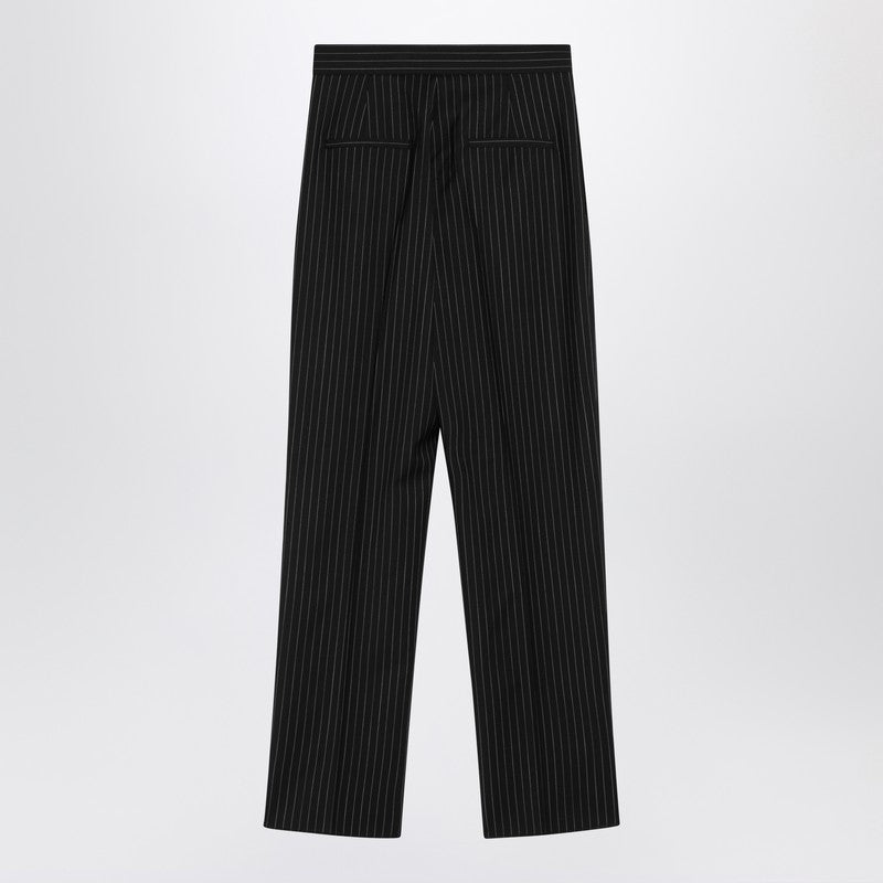 Max Mara pinstriped wool trousers