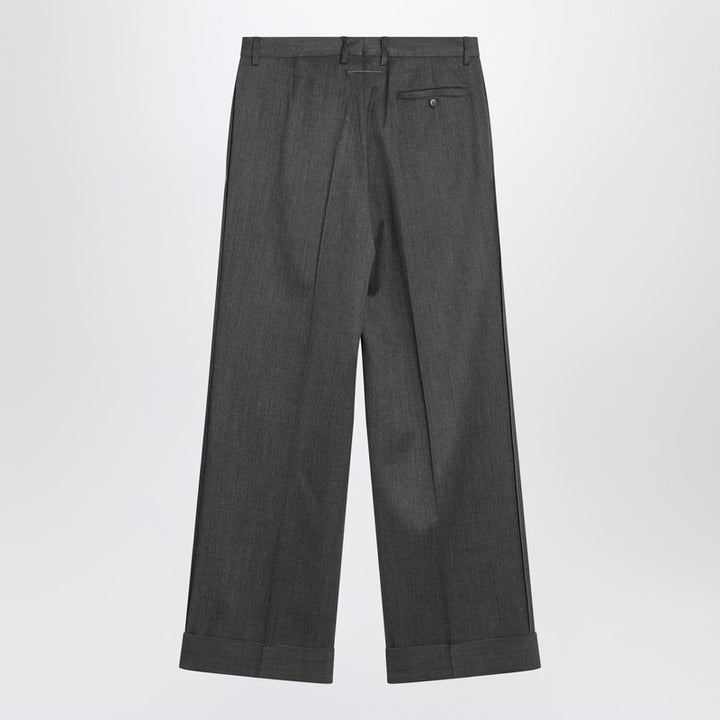MM6 Maison Margiela Wide wool-blend trousers