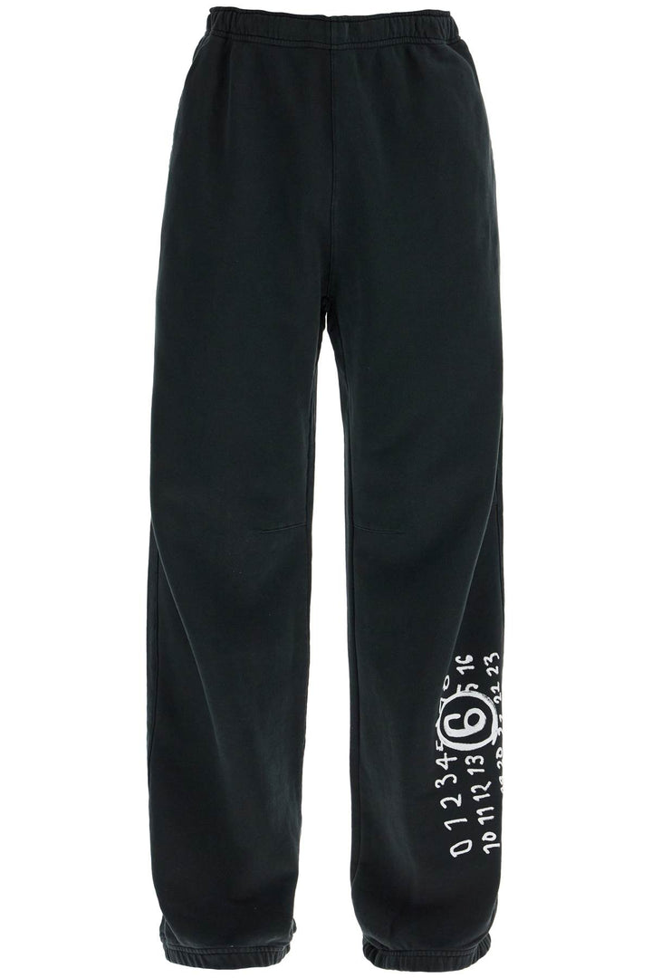 MM6 Maison Margiela numeric print joggers