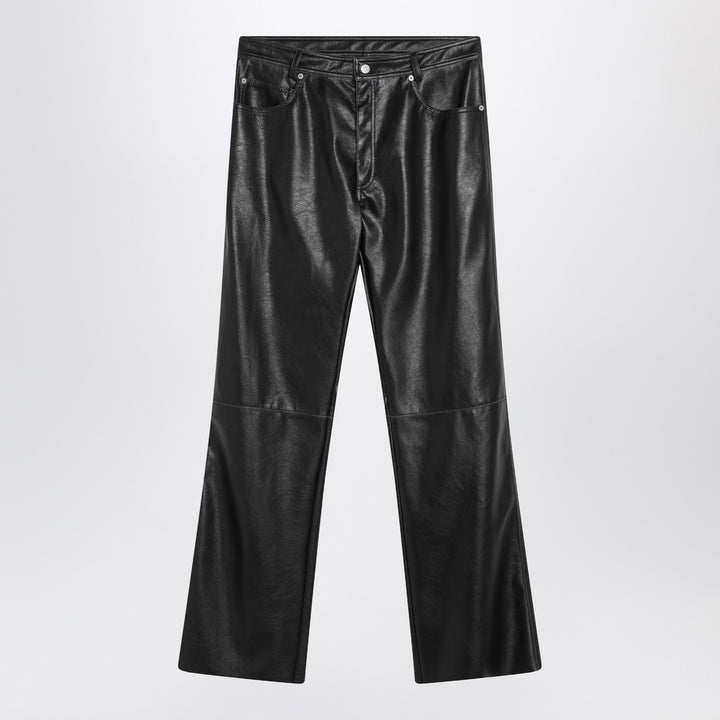 MM6 Maison Margiela faux leather trousers
