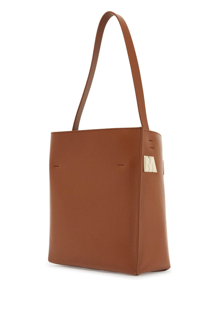 Marni structured calfskin shopping bag