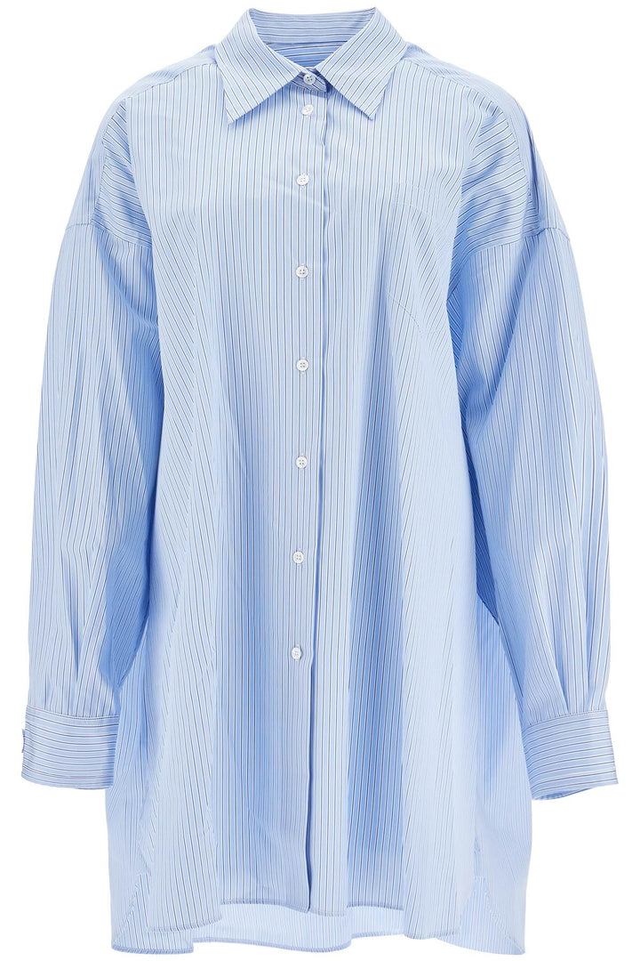 Maison Margiela striped maxi shirt