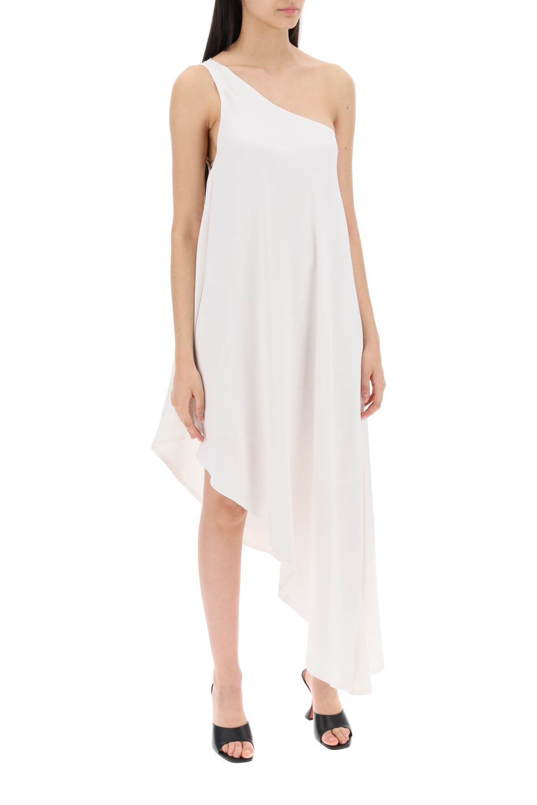 Norma Kamali one-shoulder bias-cut Dress