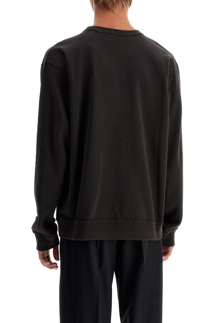 Marant mikoy flocked logo sweatshirt