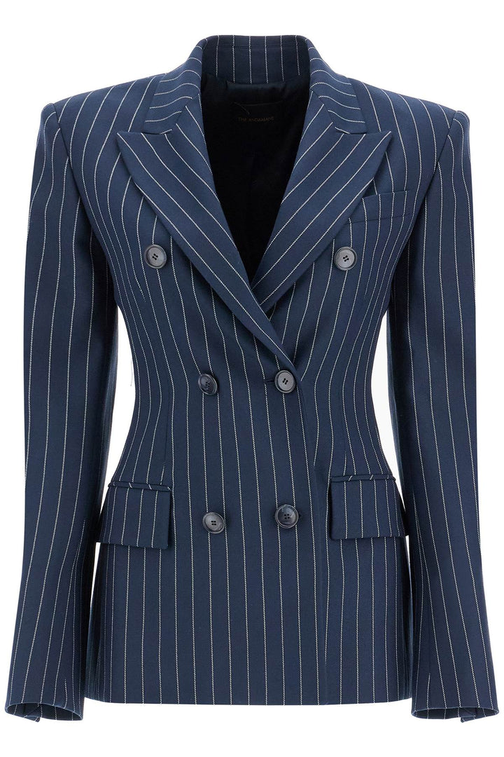 THE ANDAMANE shannon pinstripe blazer